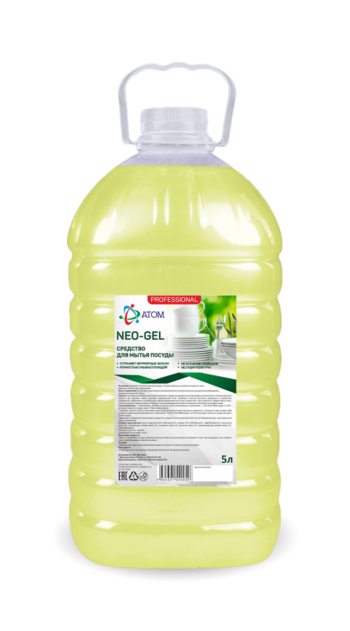 Neo-gel Средство для мытья посуды ПЭТ 5л*4
